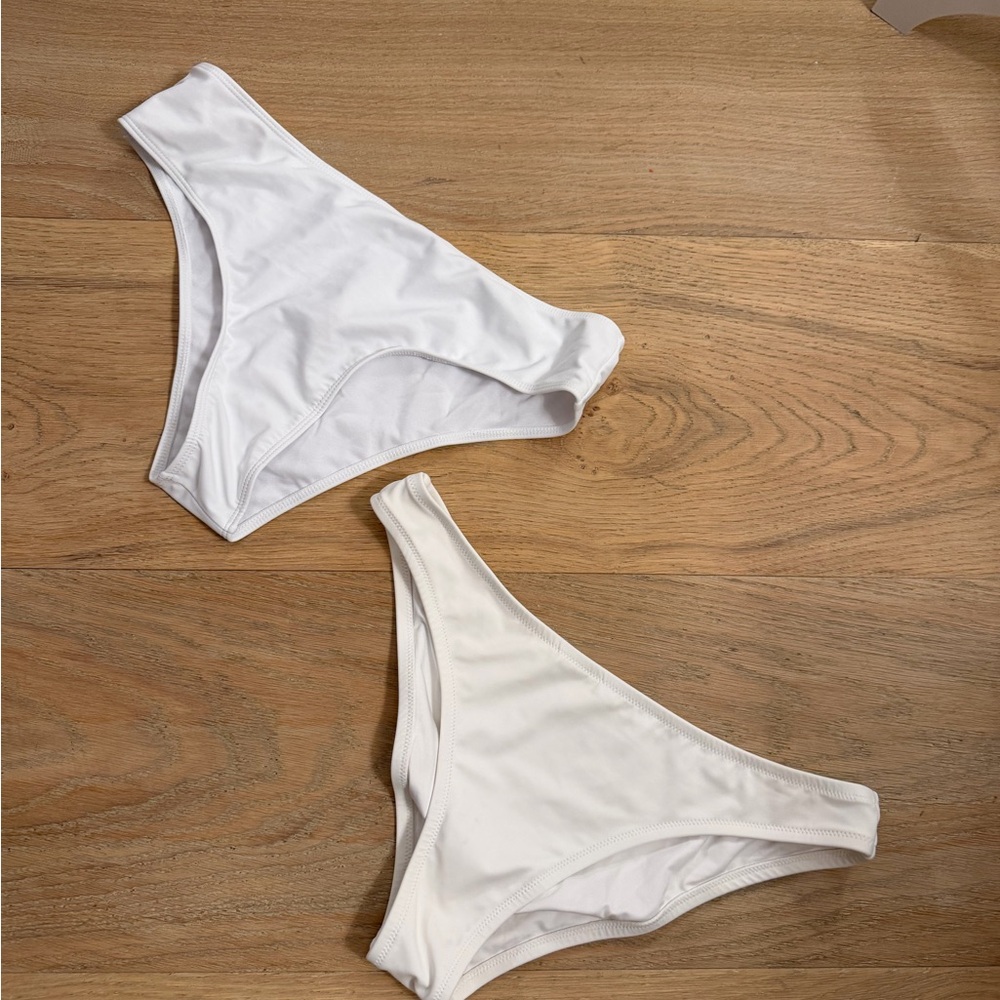 White Bikini Bottoms - 2 White